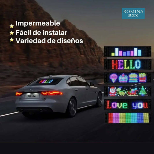 PANTALLA FLEXIBLE LED PARA AUTO